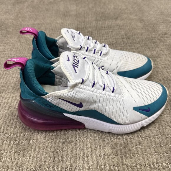 Nike Air 270 Sneakers Multicolor Lace Up Women's Size 7 - Picture 1 of 11